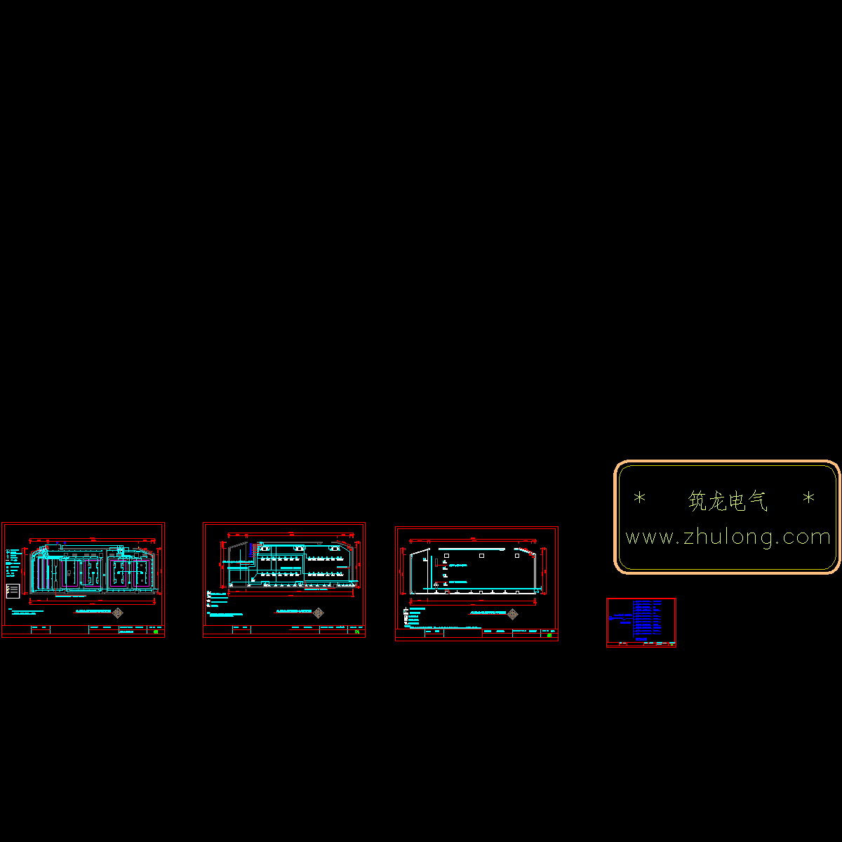 办公楼会议室装修电气设计图纸.dwg - 1