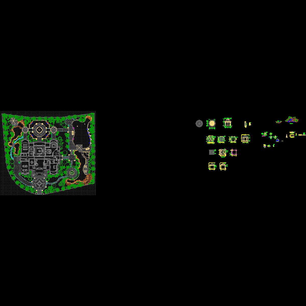 现代风格别墅CAD施工图纸全套.dwg - 1