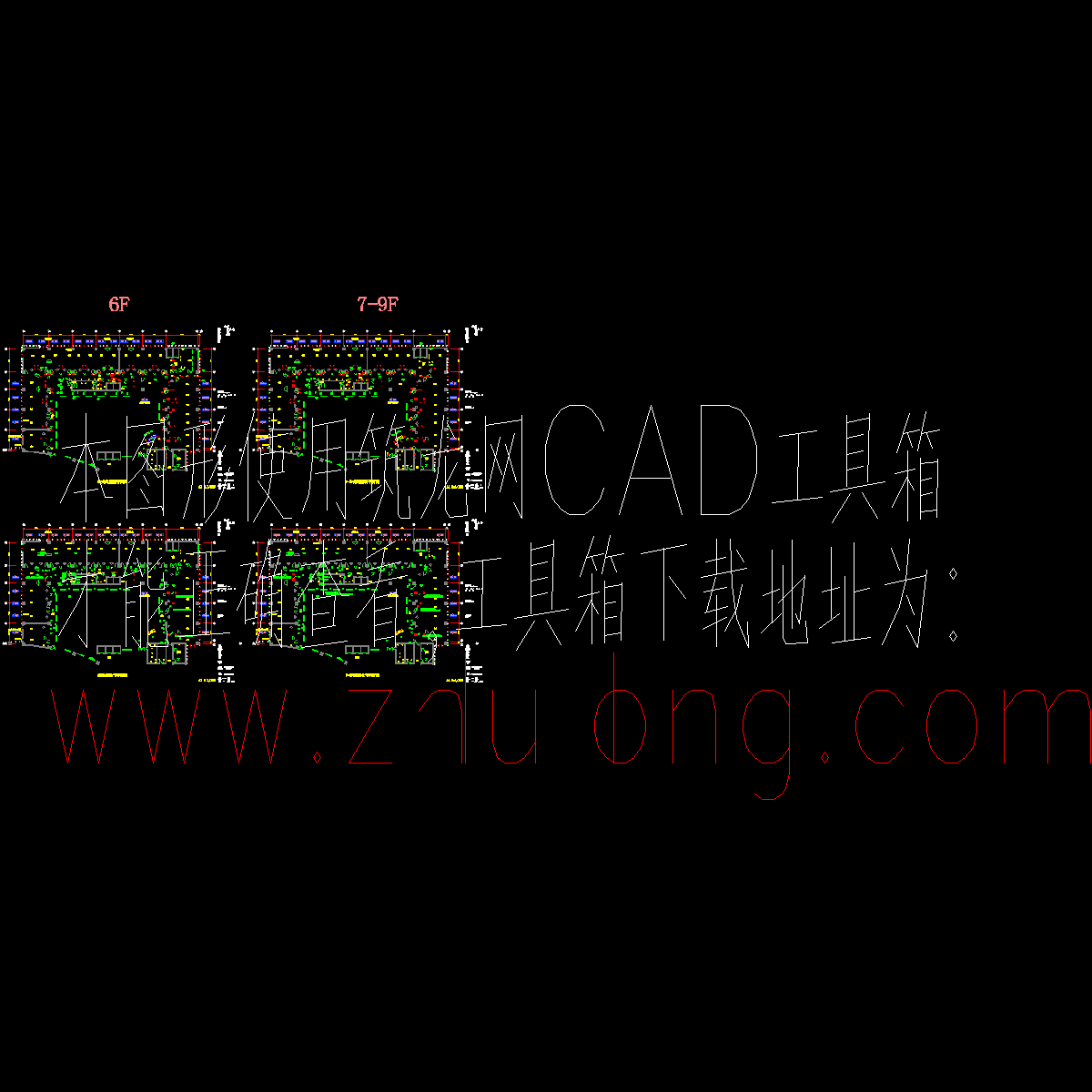 6-9层照明电气平面图.dwg