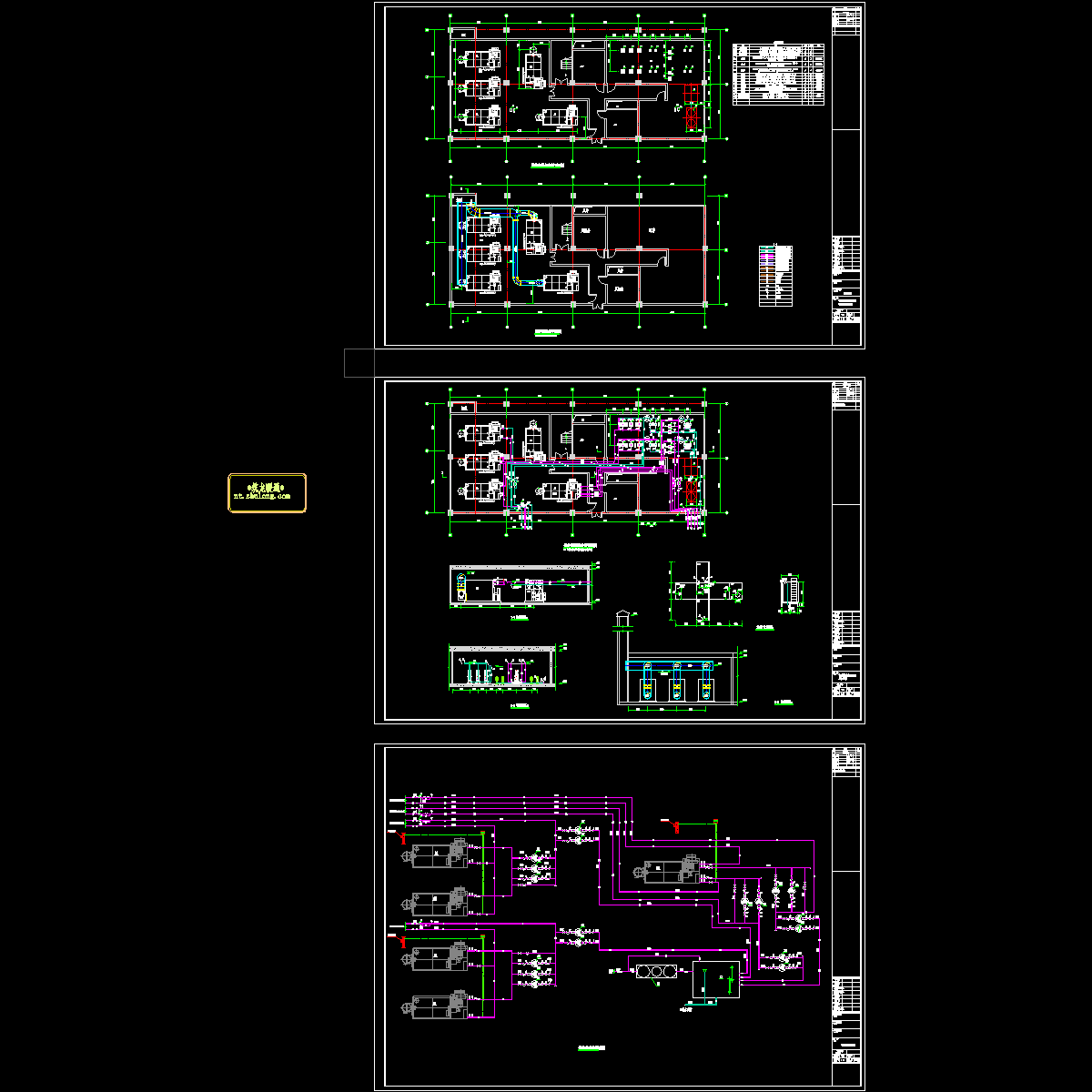 锅炉房工艺设计图纸.dwg - 1