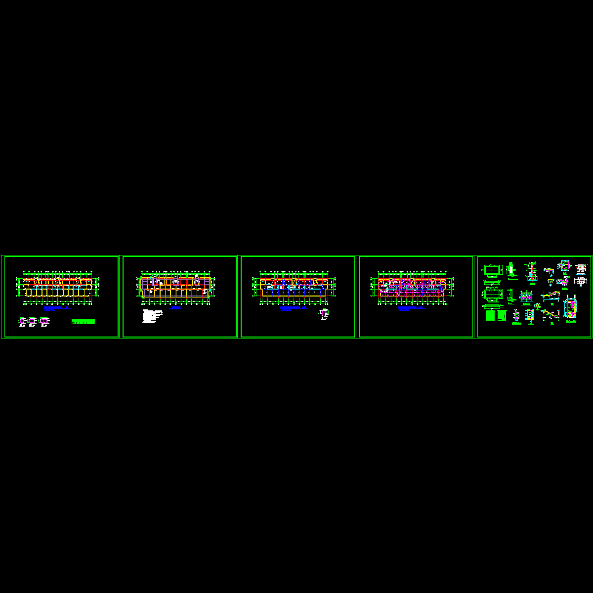 住宅半地下室结构设计CAD施工图纸.dwg - 1