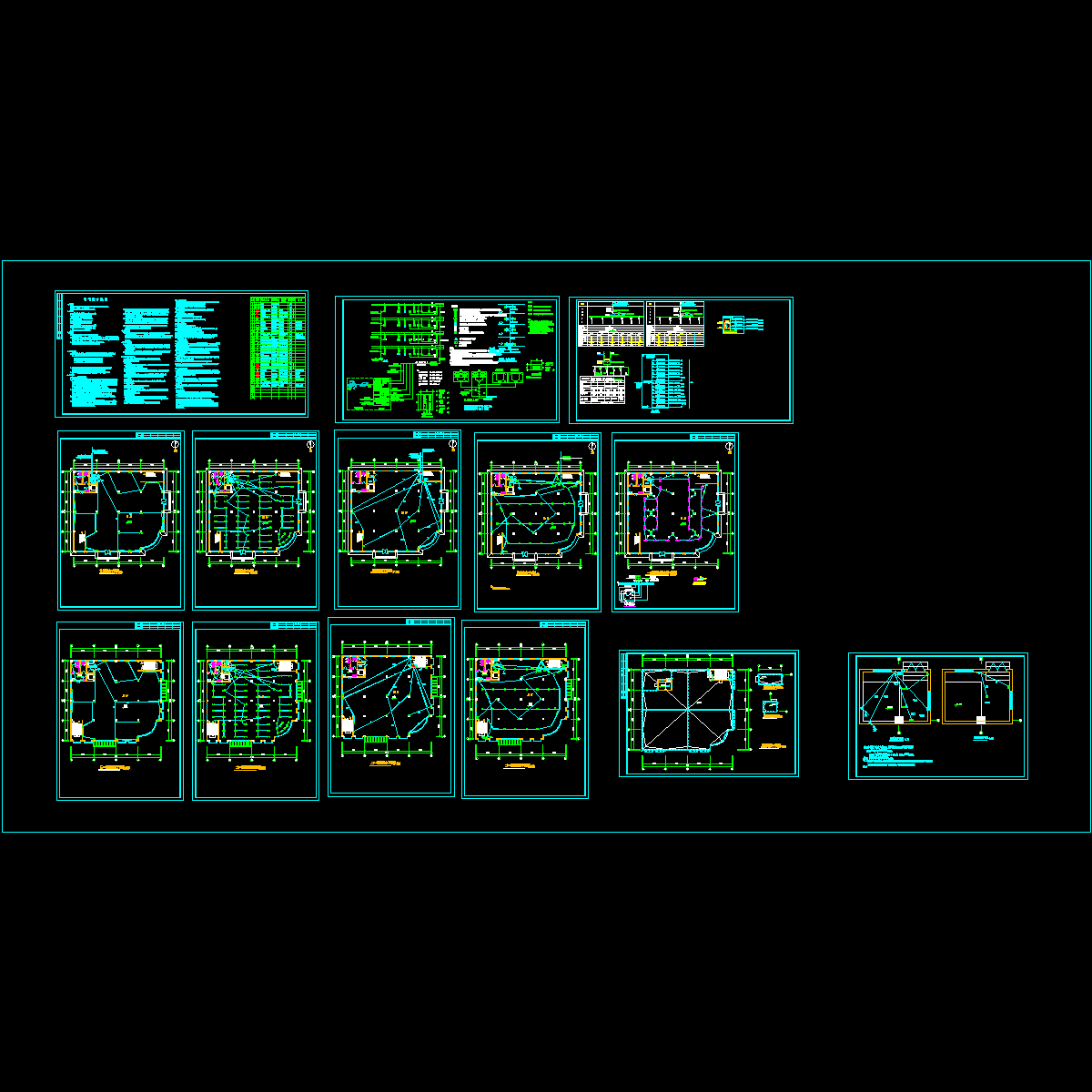 4层展厅电气设计图纸.dwg - 1