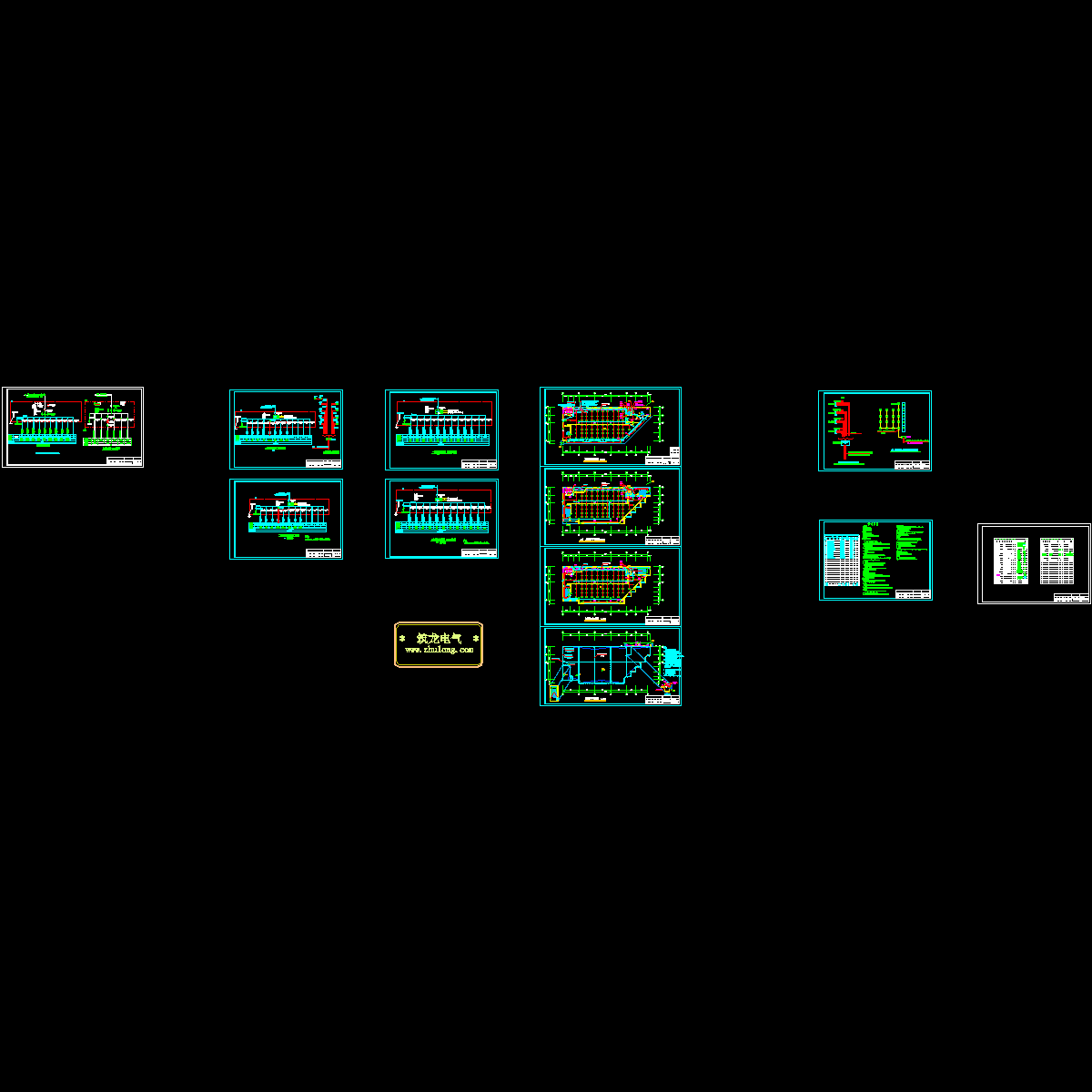 4层商场电气CAD施工图纸.dwg - 1