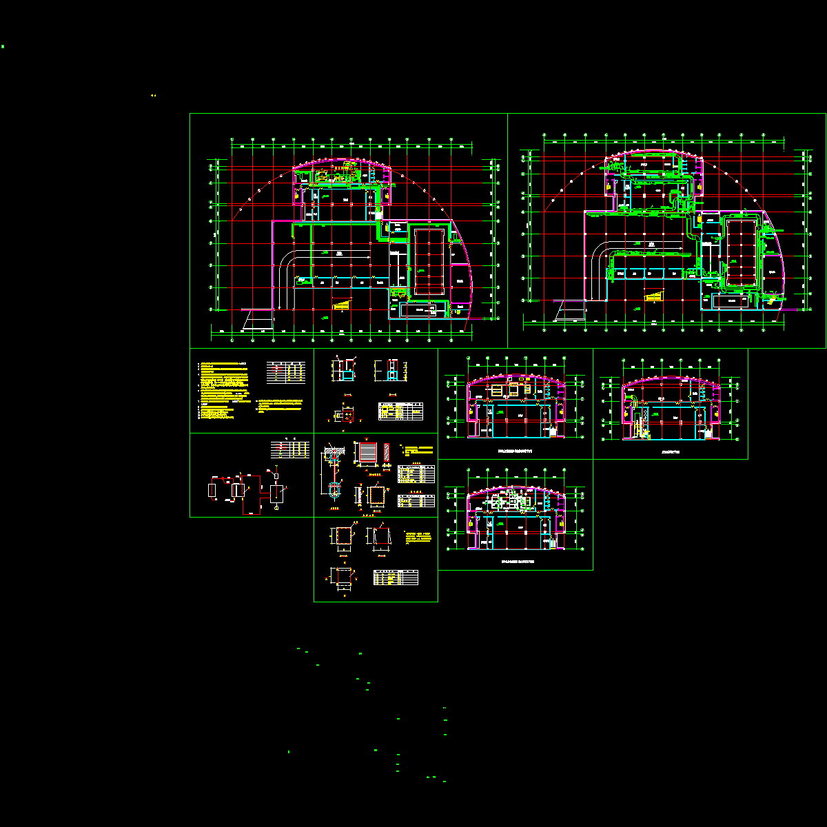 地下室中央空调系统设计CAD施工图纸（10张图纸）.dwg - 1