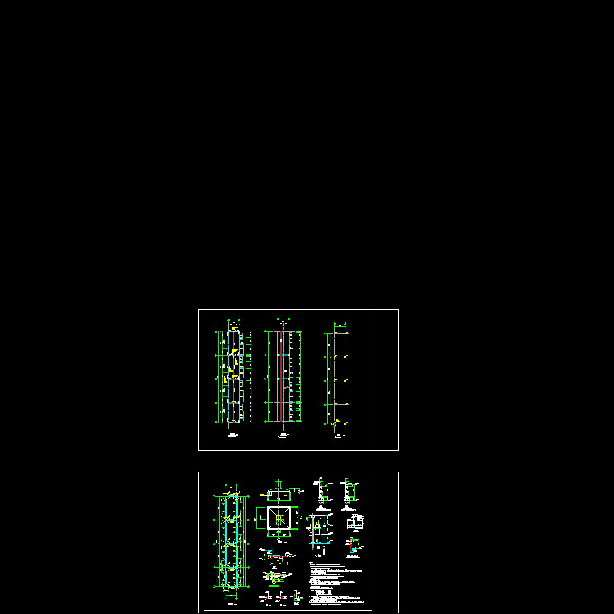 饮料生产基地垃圾处理站结构CAD施工图纸.dwg - 1