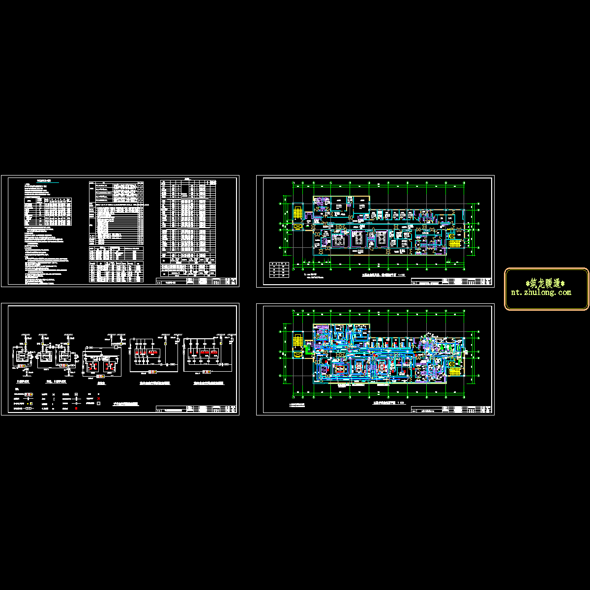 手术室净化空调系统设计施工图纸.dwg - 1