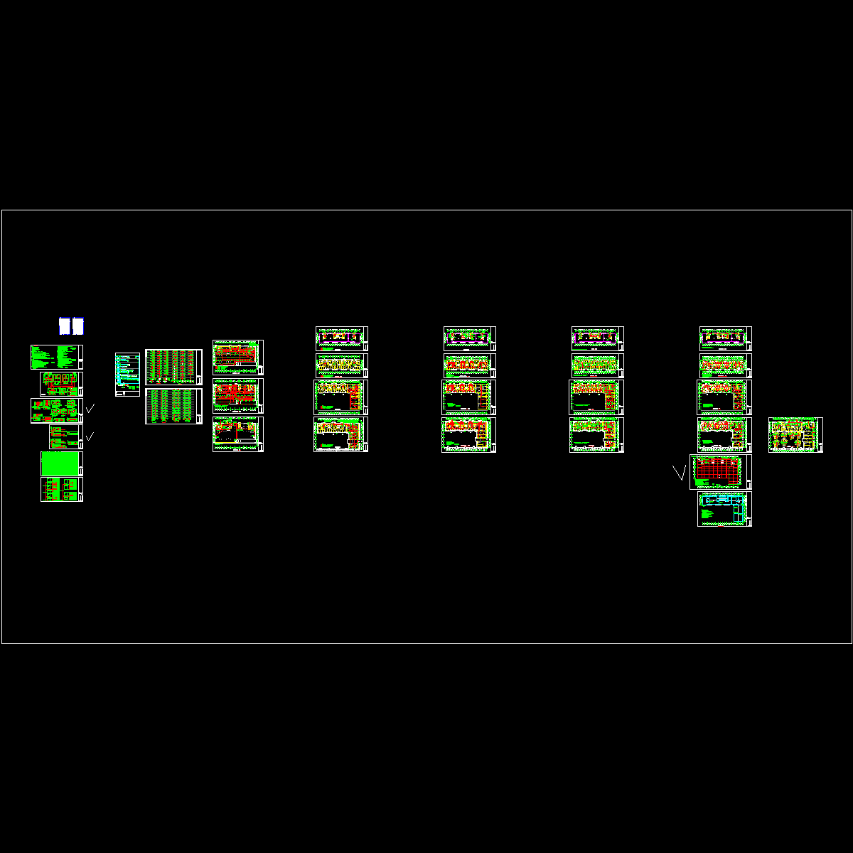 12层住宅楼电气设计强弱电全套图纸.dwg - 1