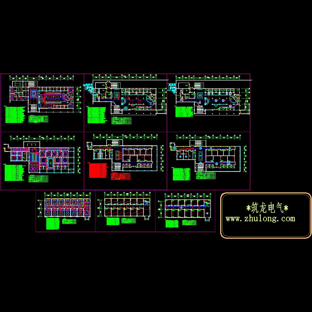 休闲娱乐中心电气CAD施工图纸.dwg - 1