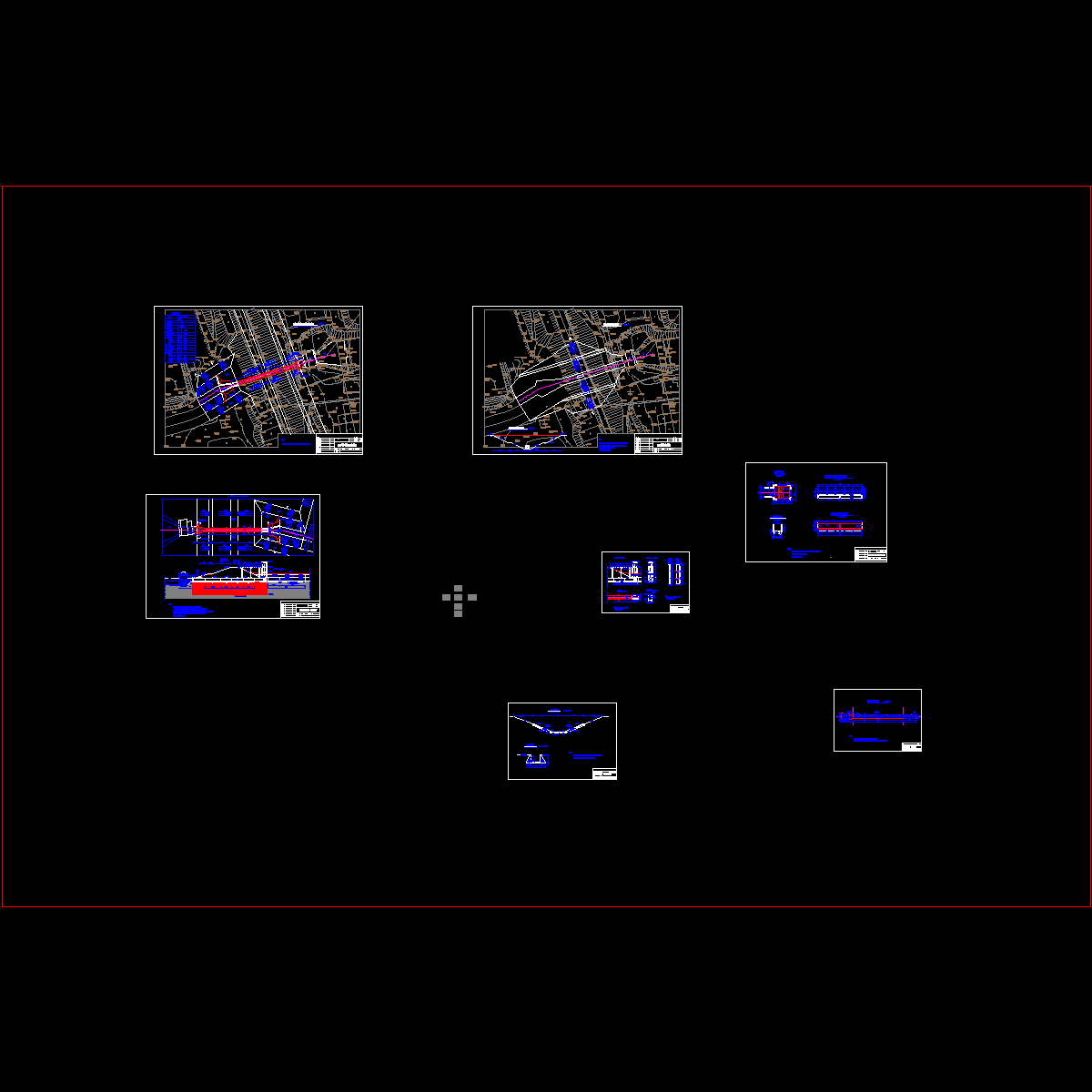 蓄洪垸泵站加固工程CAD施工图纸.dwg - 1