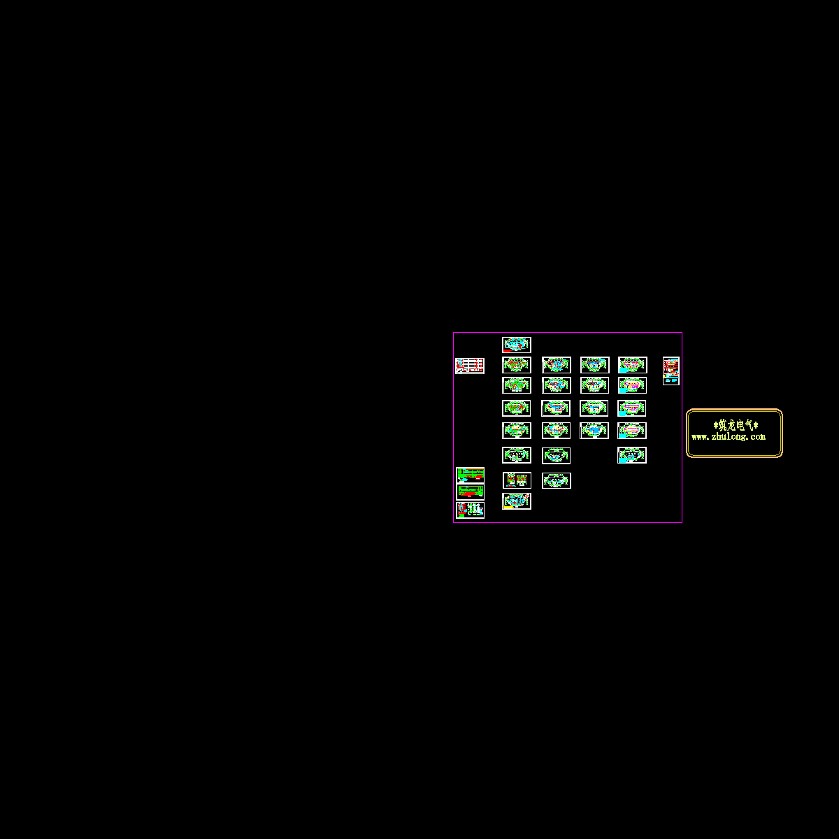 11层快捷宾馆电气设计施工图纸.dwg - 1
