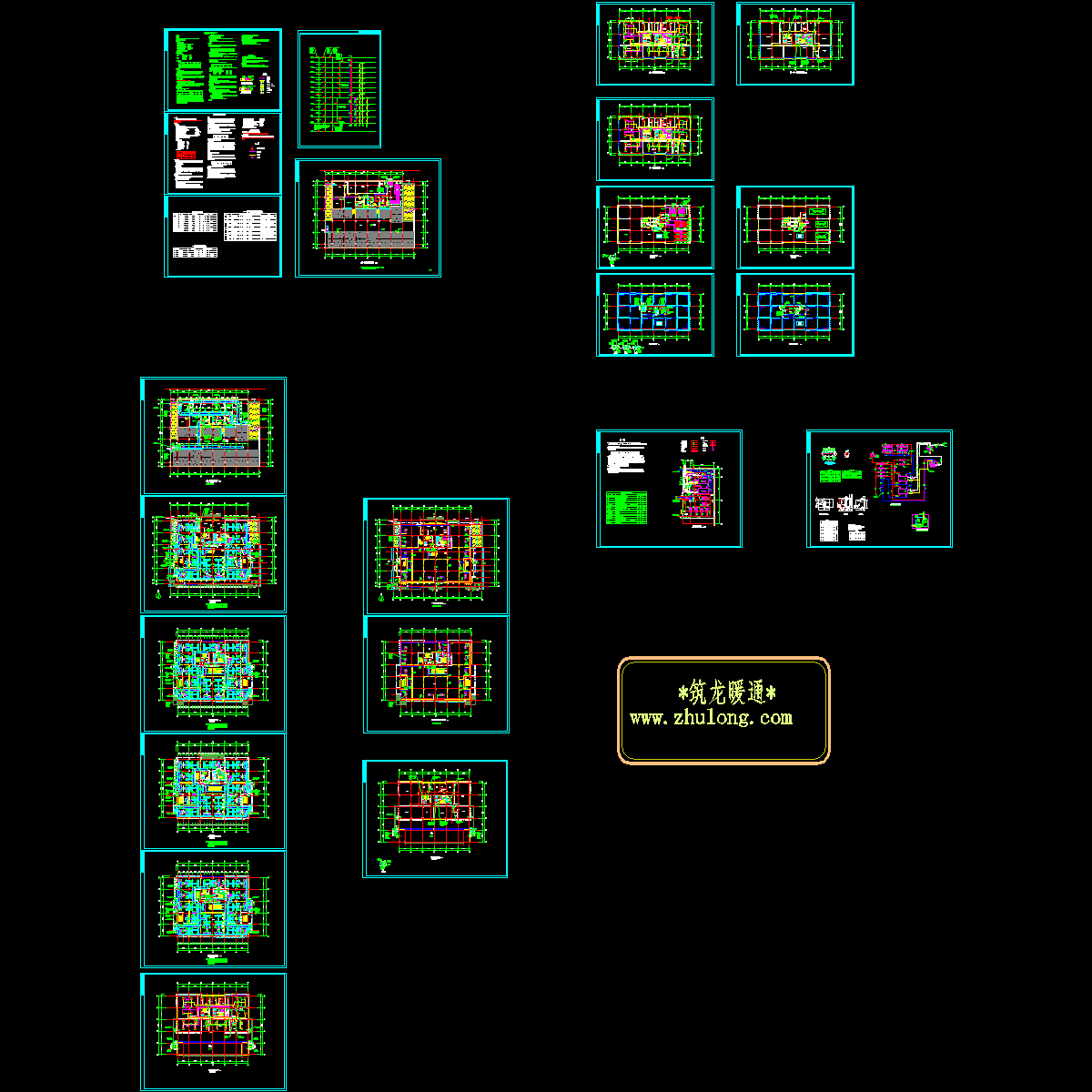 大厦空调及通风设计施工图纸.dwg - 1
