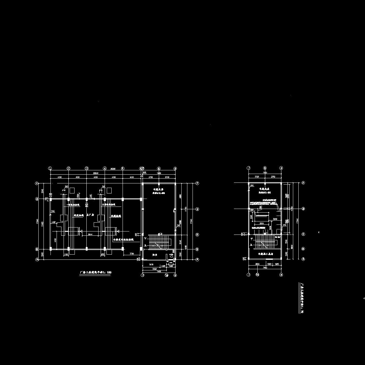 主、付厂房二层建筑平面.dwg