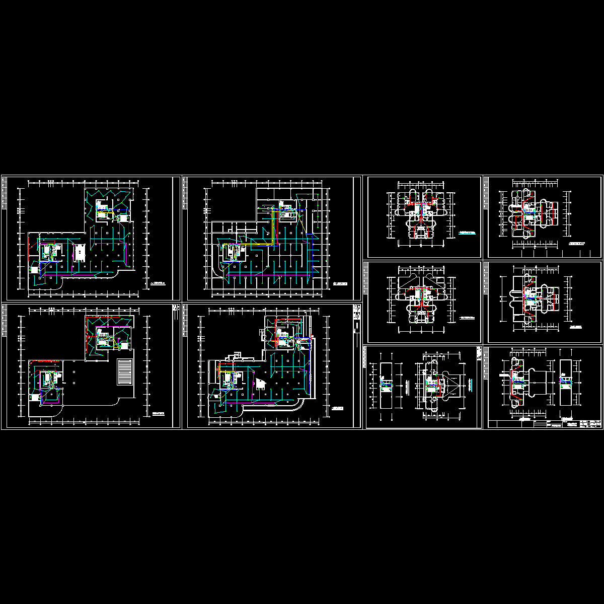 福海新城商住楼弱电设计CAD施工图纸.dwg - 1