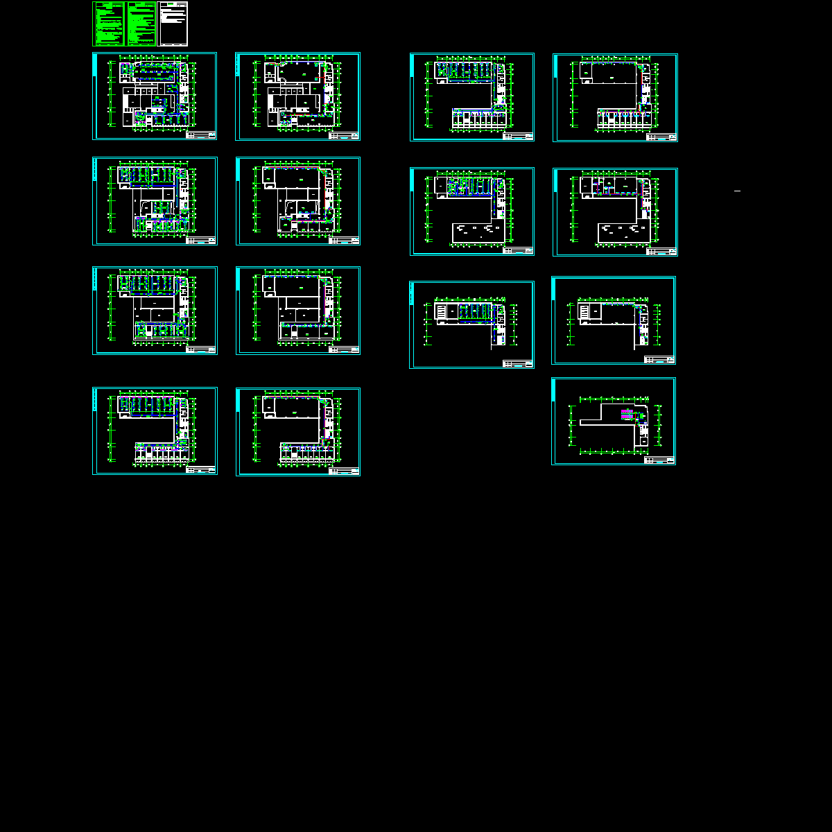 上7层科研楼空调通风图纸.dwg - 1