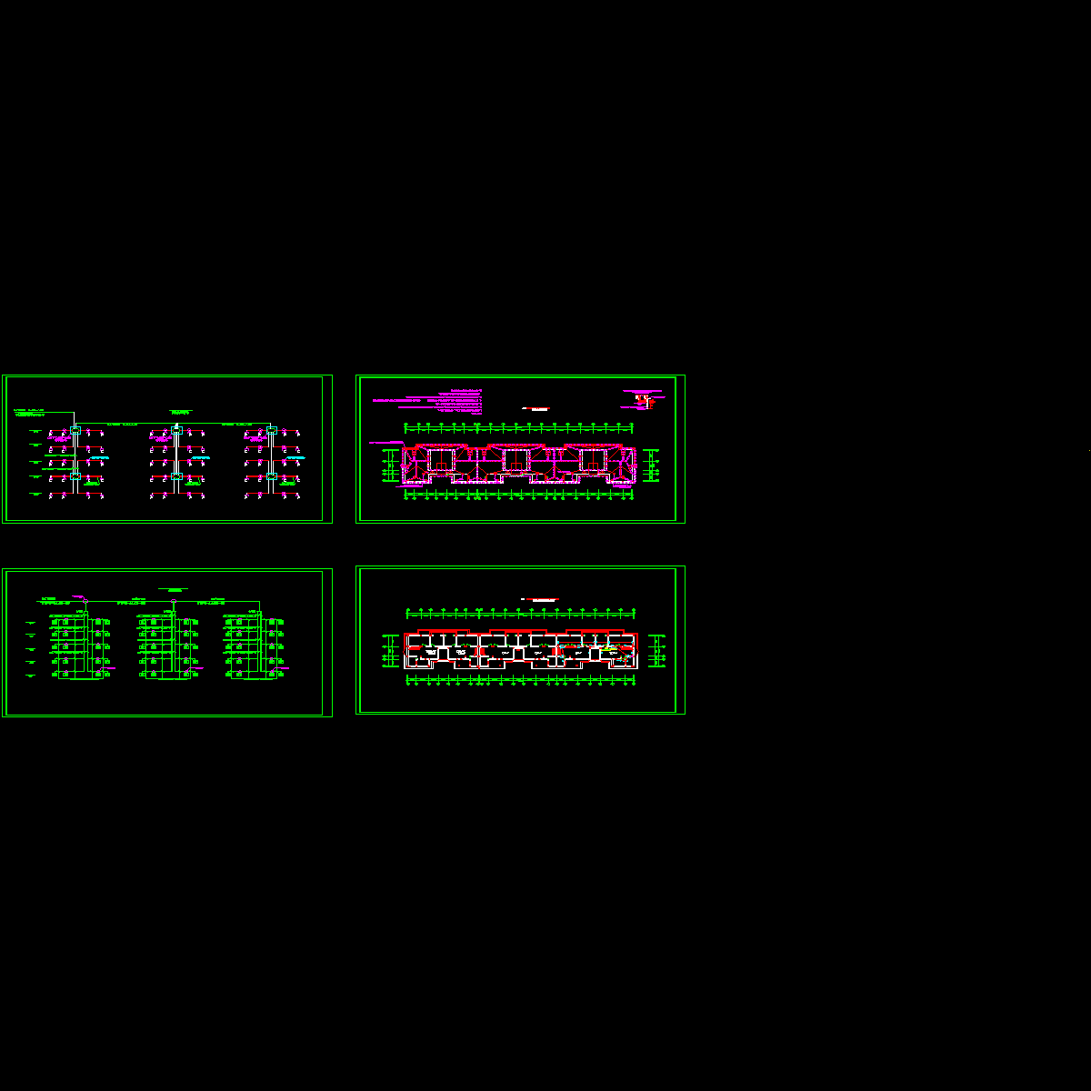 多层住宅楼电气CAD施工图纸 - 1
