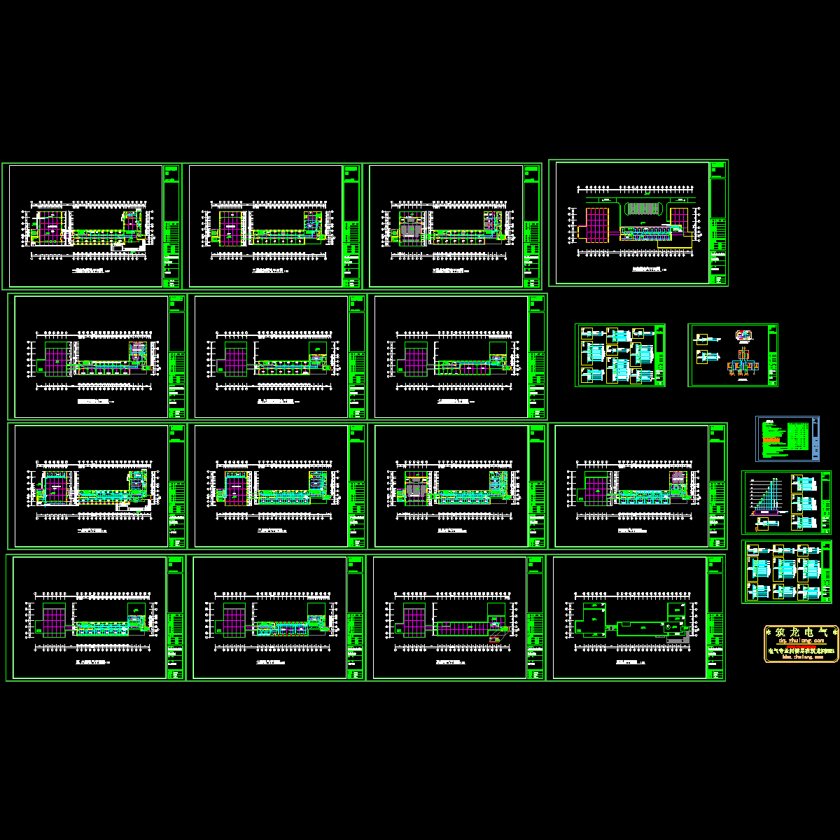 施工图纸书馆及档案馆电气设计施工图纸 - 1