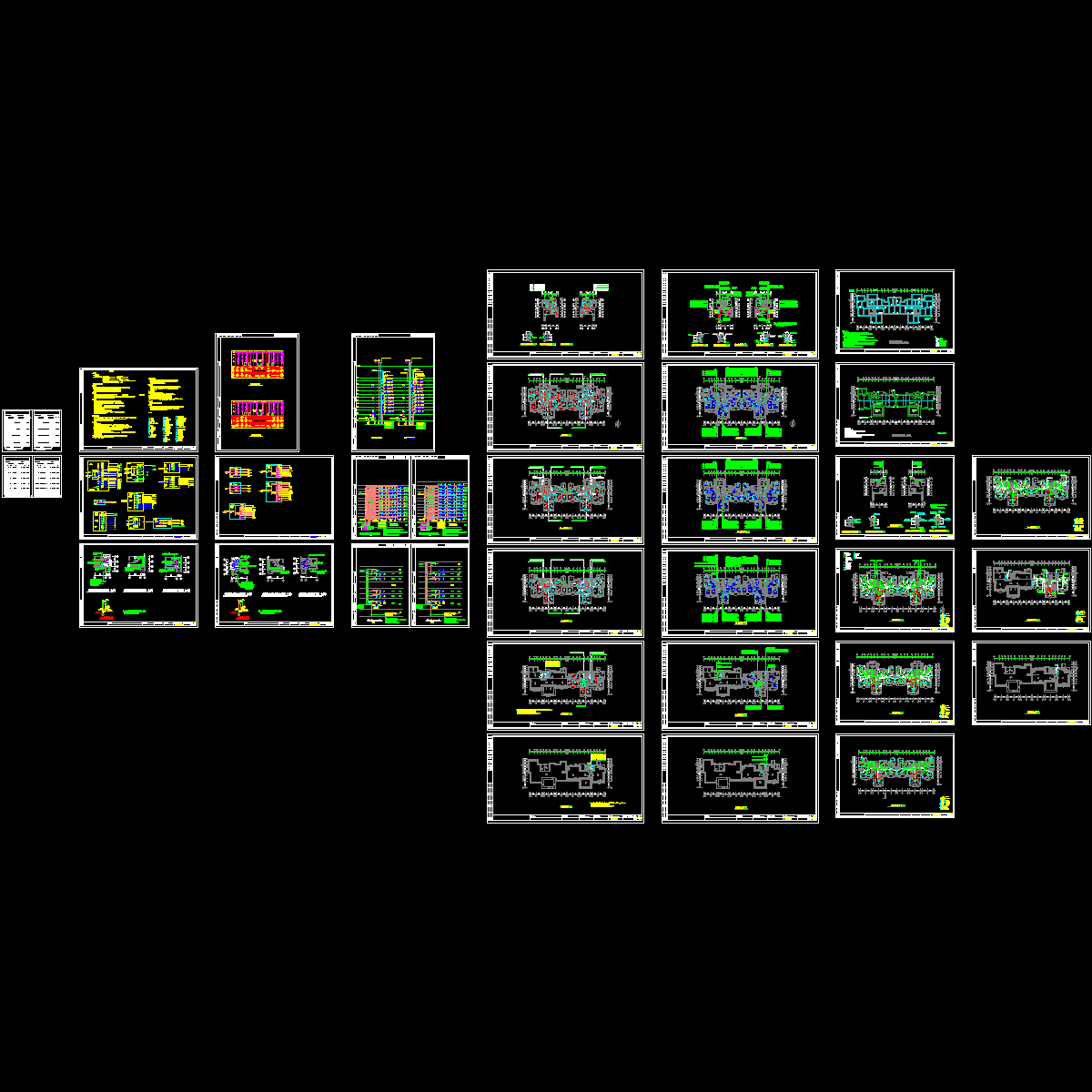 13层住宅楼电气全套（二级负荷，第三类防雷）.dwg - 1