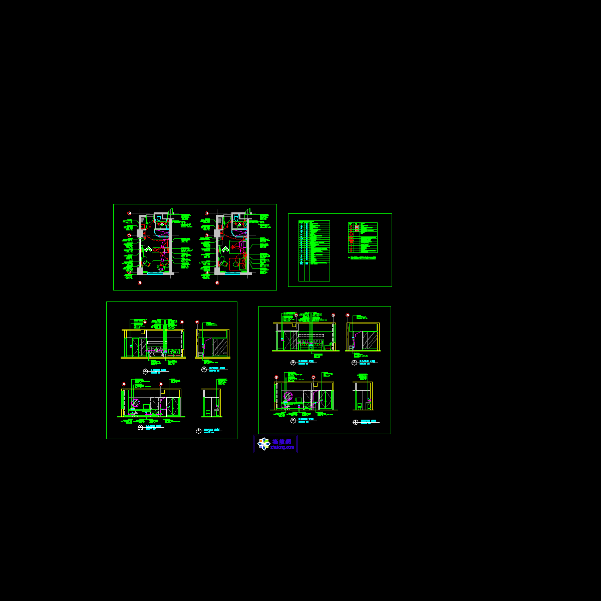 酒店客房电气设计大样图纸.dwg - 1