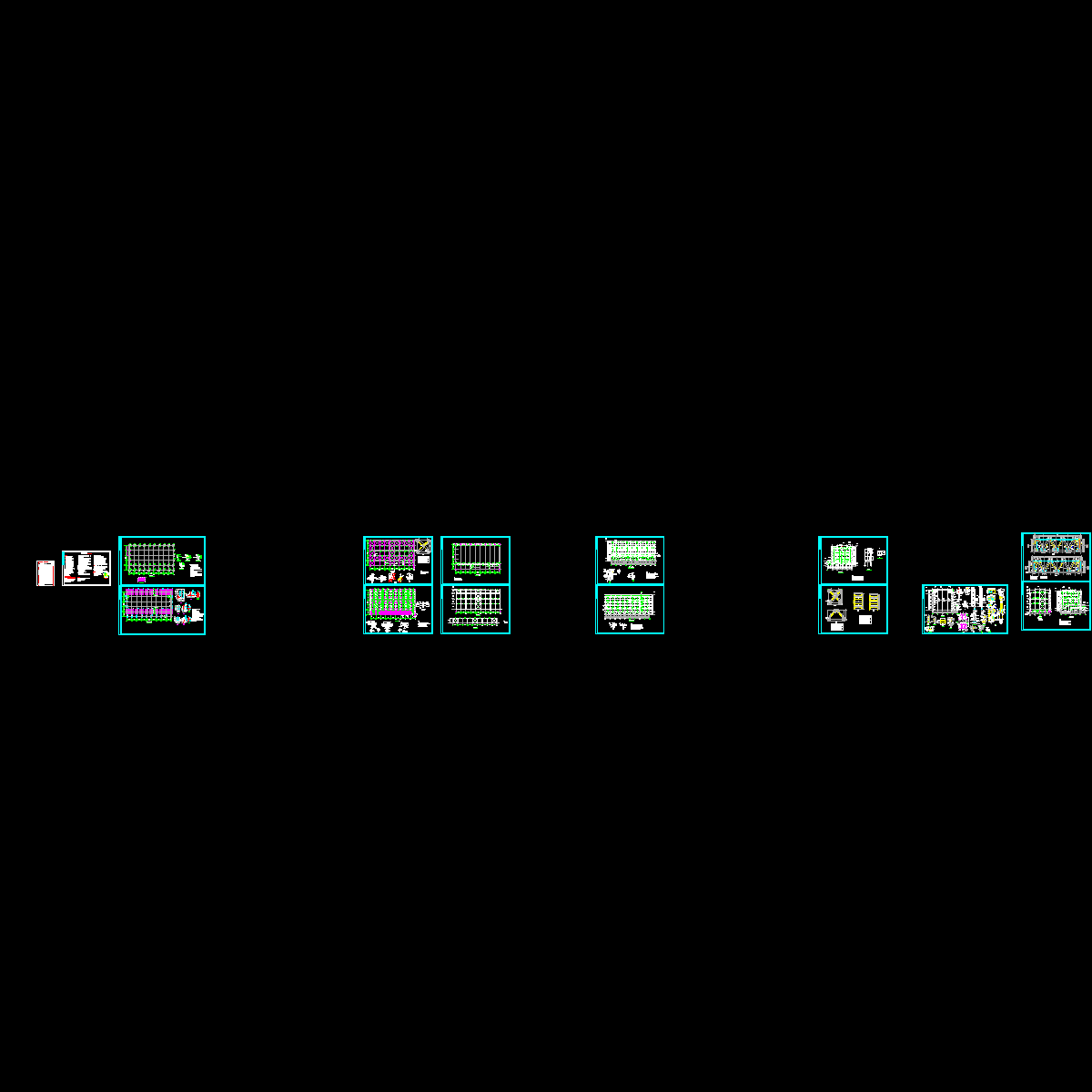 金矿选冶厂厂房结构大样图.dwg - 1