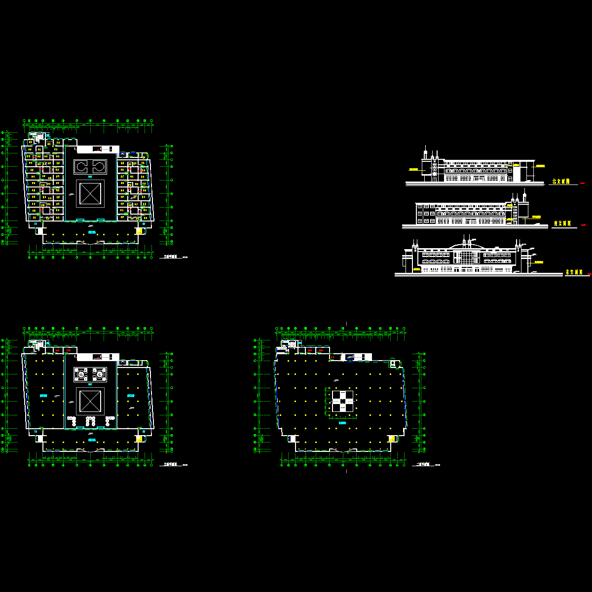 3层批发市场建筑设计方案.dwg - 1