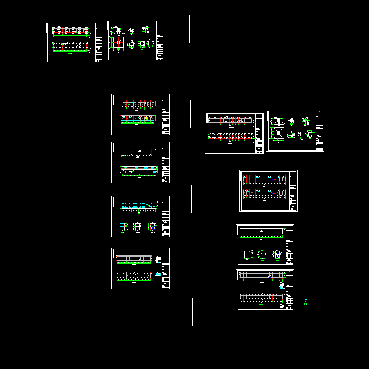 办公楼结构设计CAD施工图纸.dwg - 1