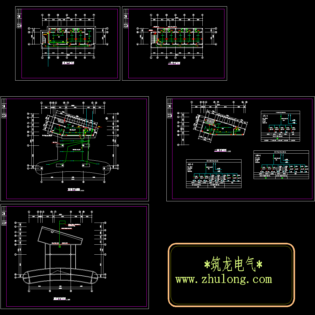 上2层加油站电气设计施工图纸.dwg - 1