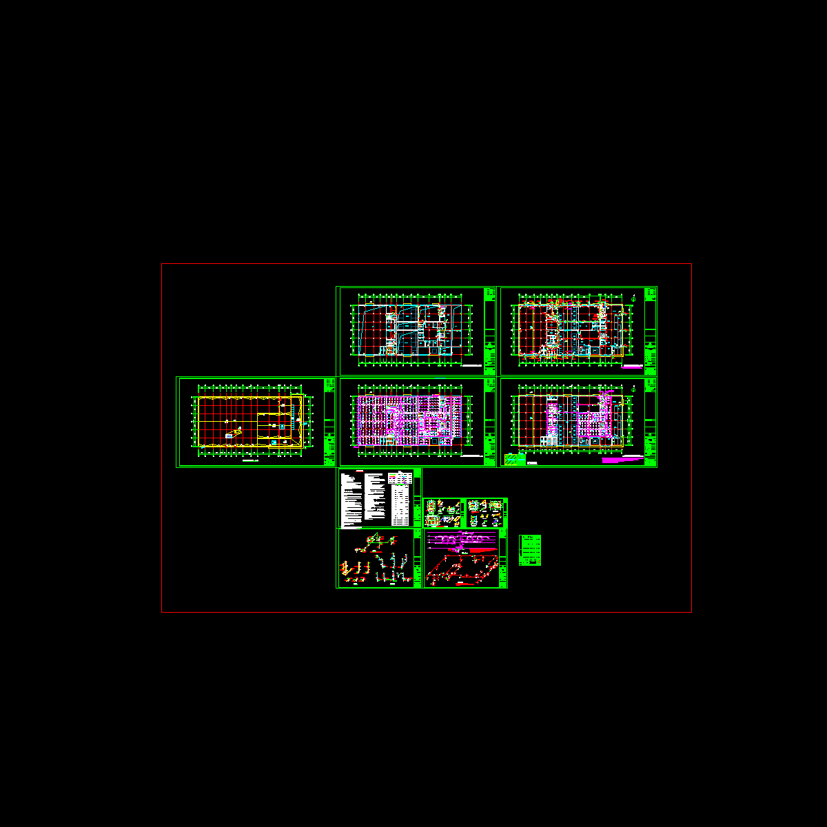 4S店给排水CAD施工图纸.dwg - 1