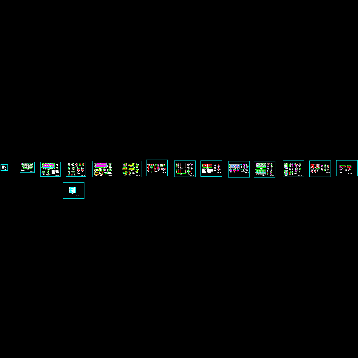 中水过滤间结构CAD施工图纸.dwg - 1