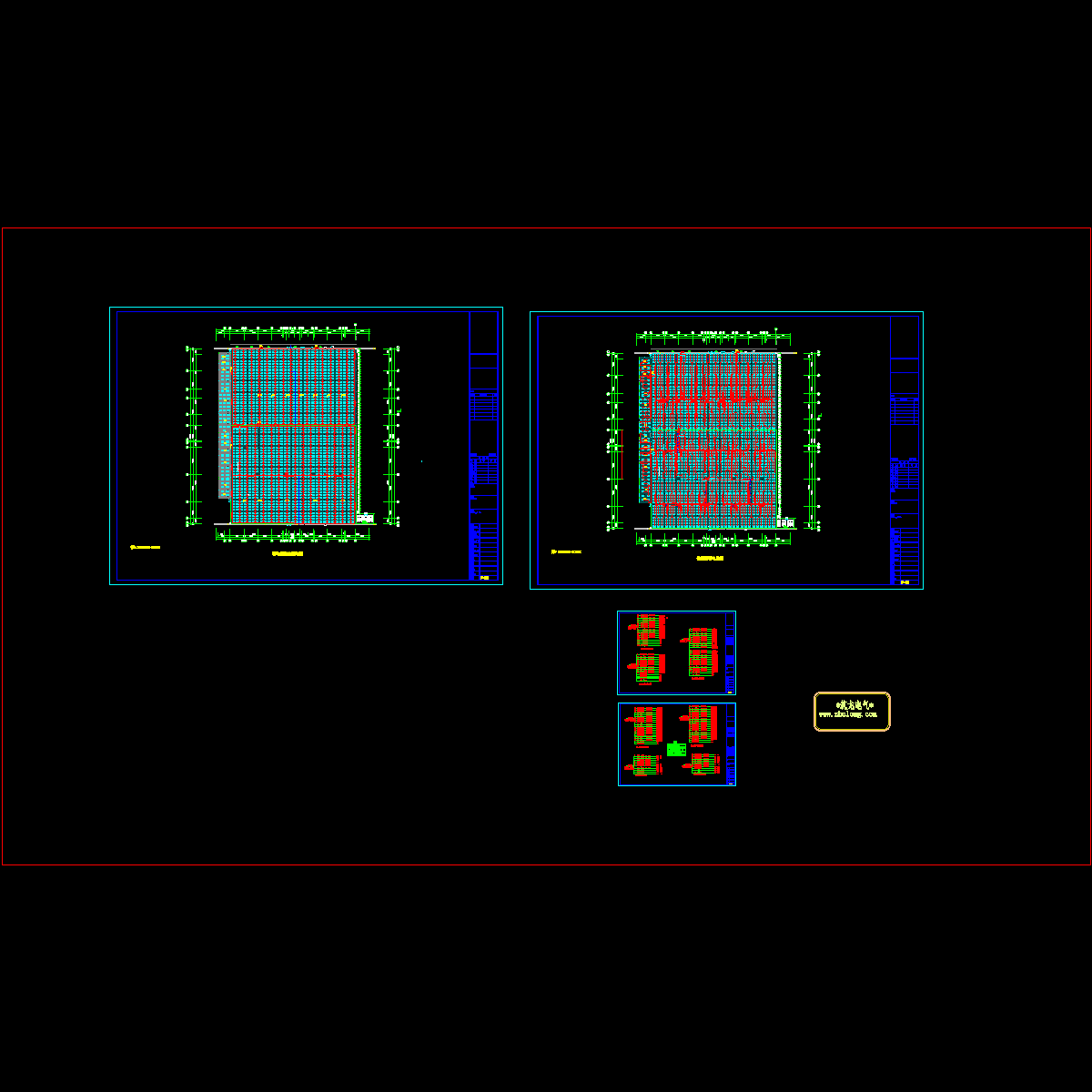 工厂车间强电设计CAD施工图纸.dwg - 1