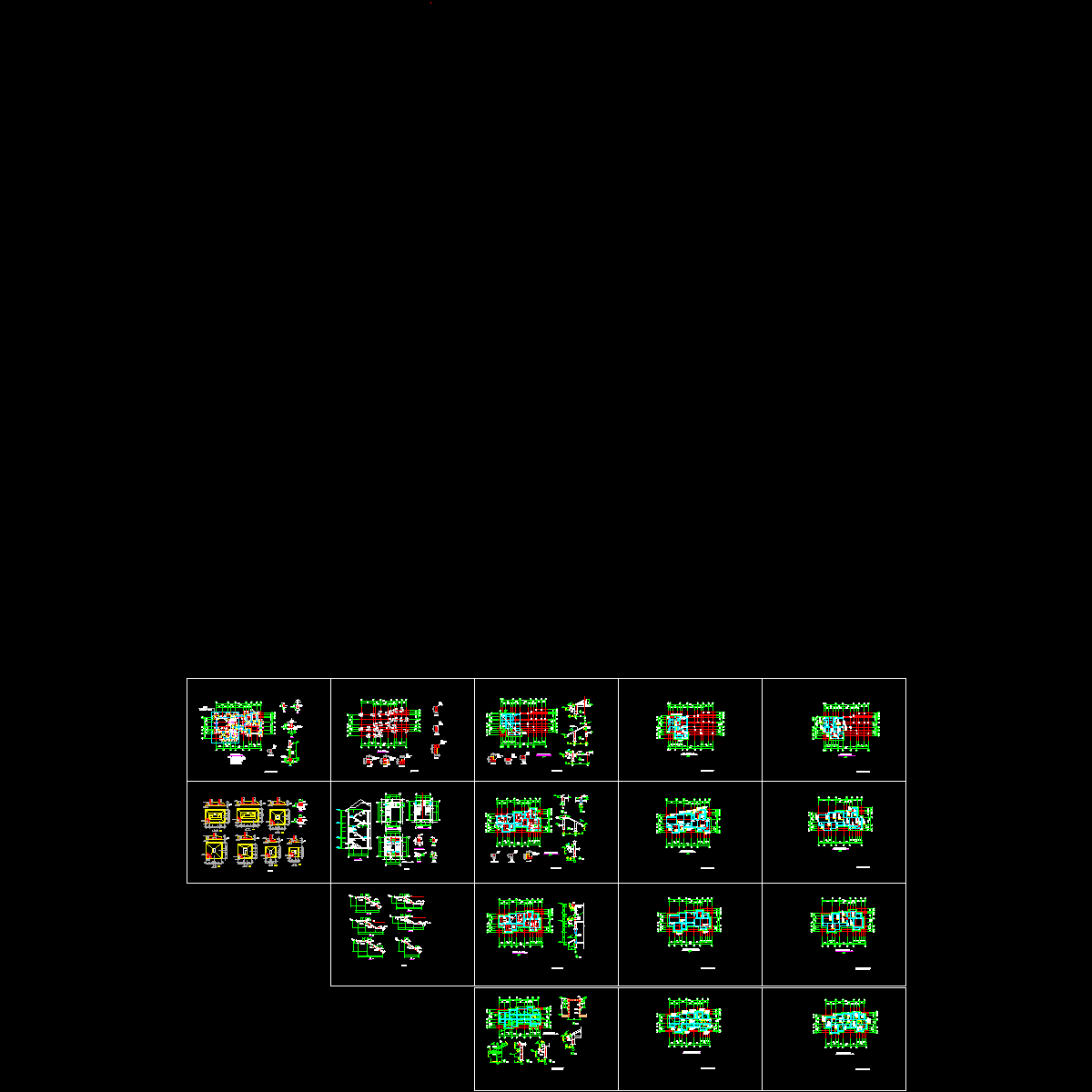 3层别墅楼的设计图纸.dwg - 1