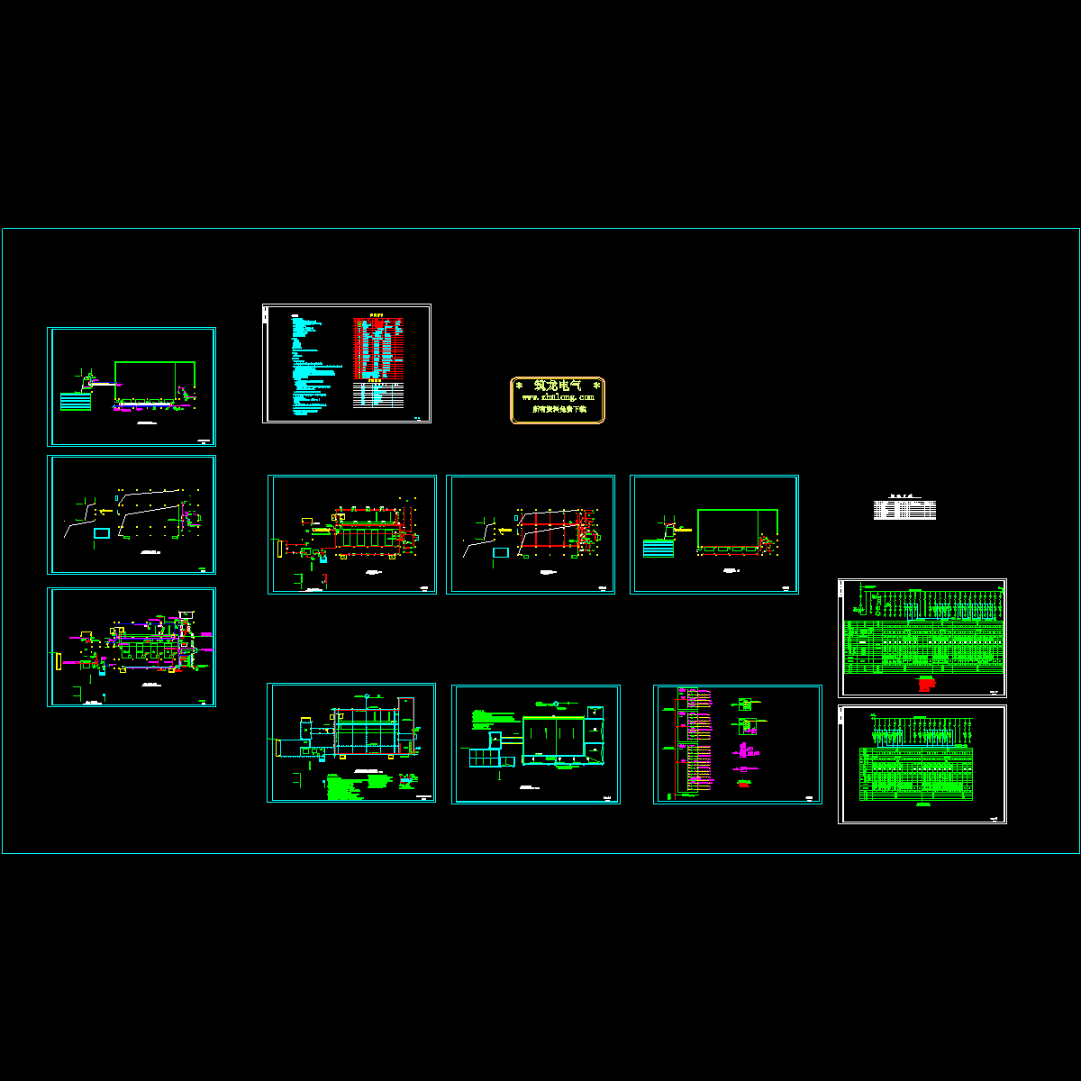 3层锅炉房电气图纸（12张）.dwg - 1