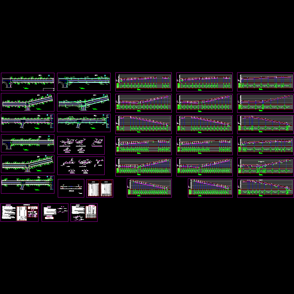 城市政道路给排水施工设计图纸.dwg - 1