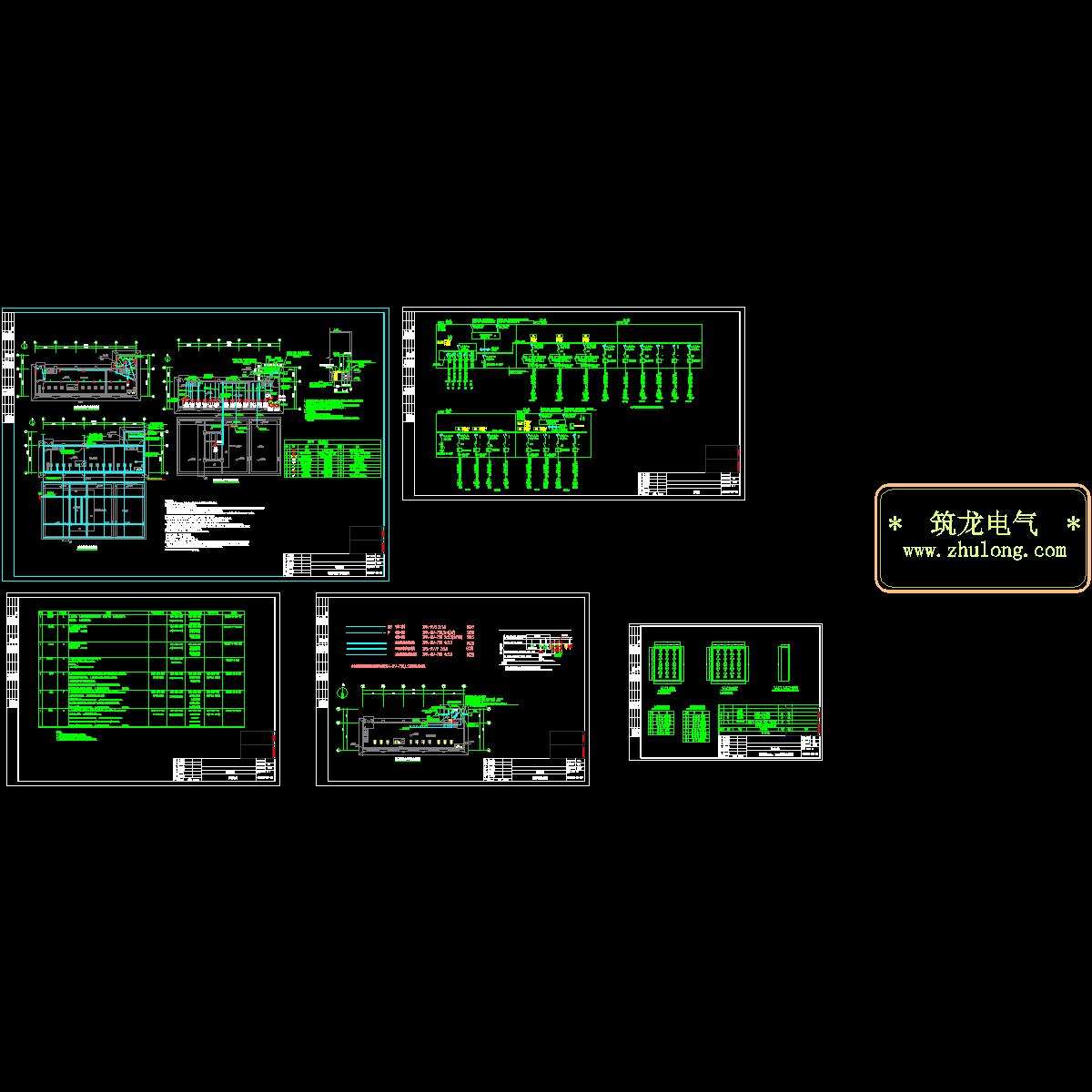 工业区泵房电气设计CAD施工图纸.dwg - 1