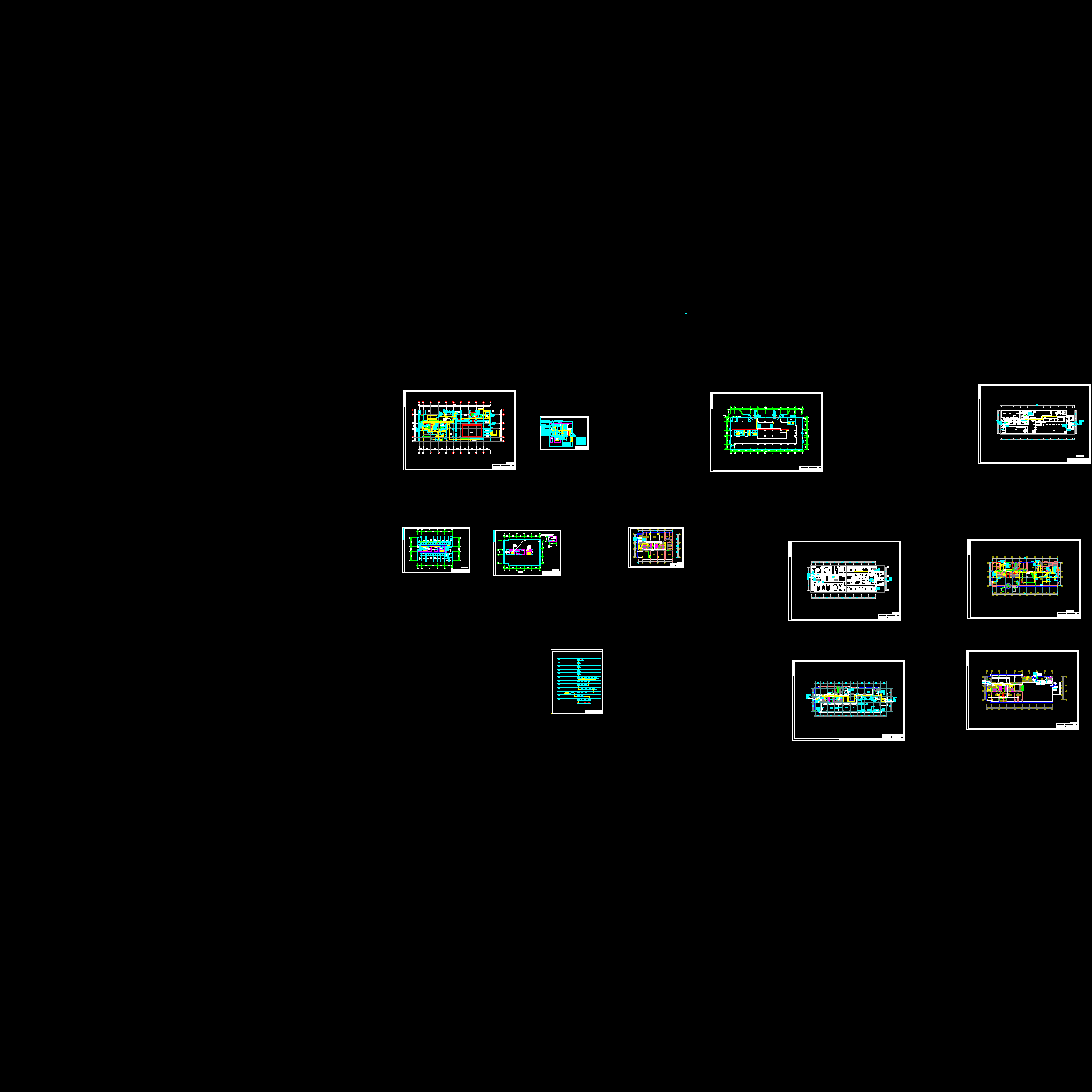 大厦楼宇自控图纸（布线基本走桥架）.dwg - 1