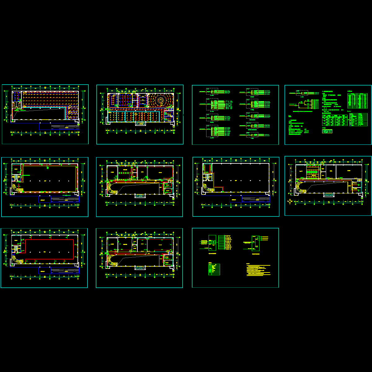 低层办公楼电气设计图纸.dwg - 1