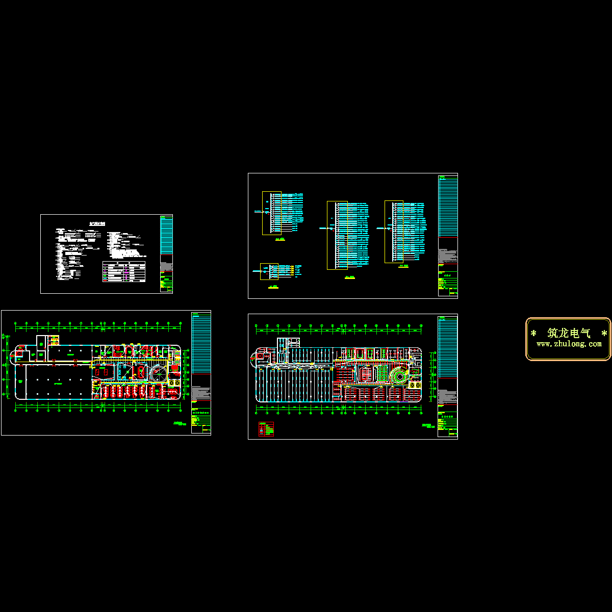 设备公司强电设计CAD图纸，共4张.dwg - 1