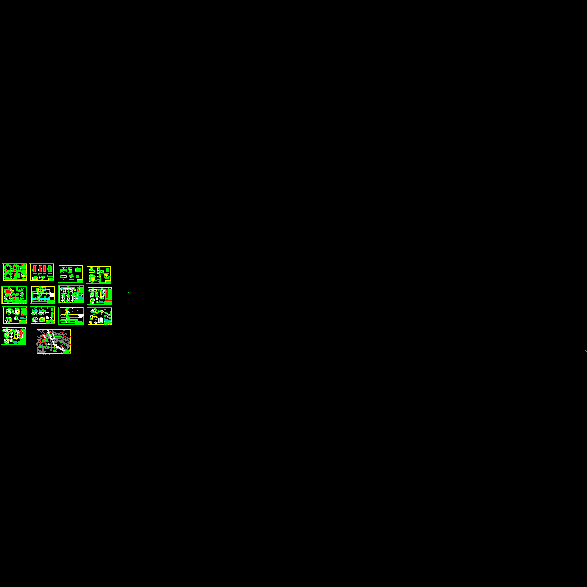 石子暗涵改造工程设计CAD施工图纸.dwg - 1