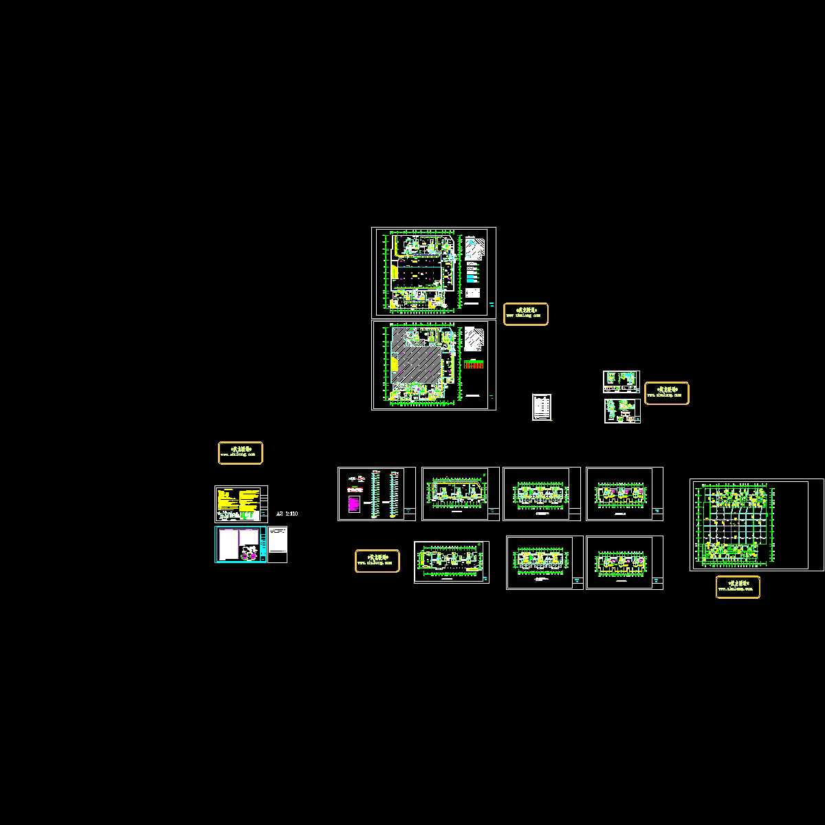 15层城市安置房暖通设计施工图纸.dwg - 1