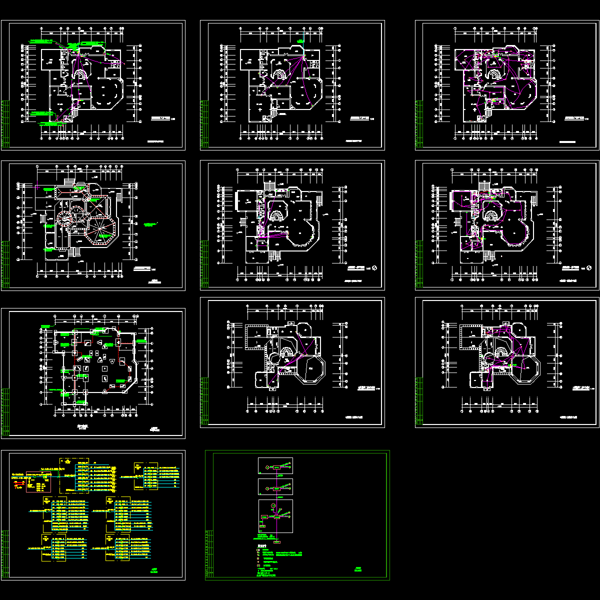 别墅电气设计.dwg - 1