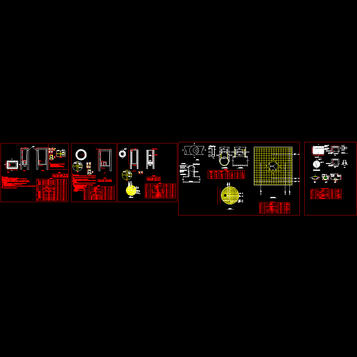 沉井结构CAD施工图纸.dwg - 1