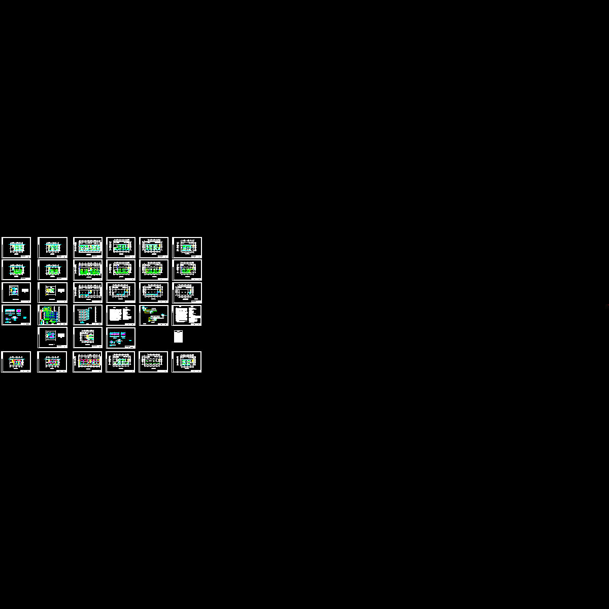 产业基地风冷模块空调设计图纸.dwg - 1