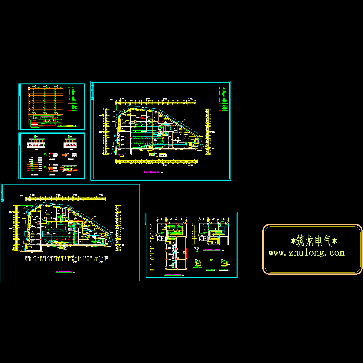 车库电气CAD施工图纸.dwg - 1