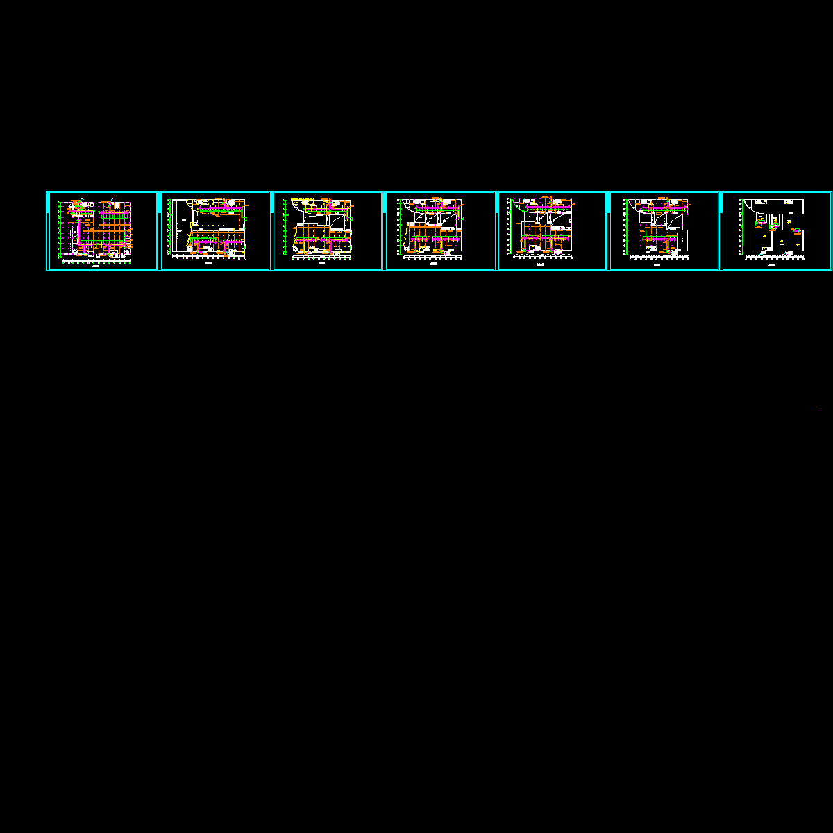 典型的商场防排烟设计施工图纸.dwg - 1