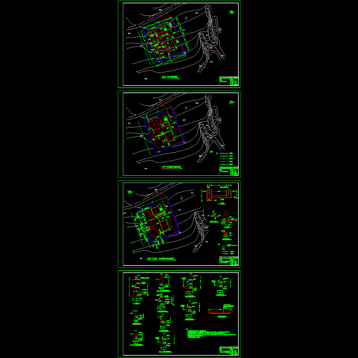 净水厂厂区平面布置图.dwg