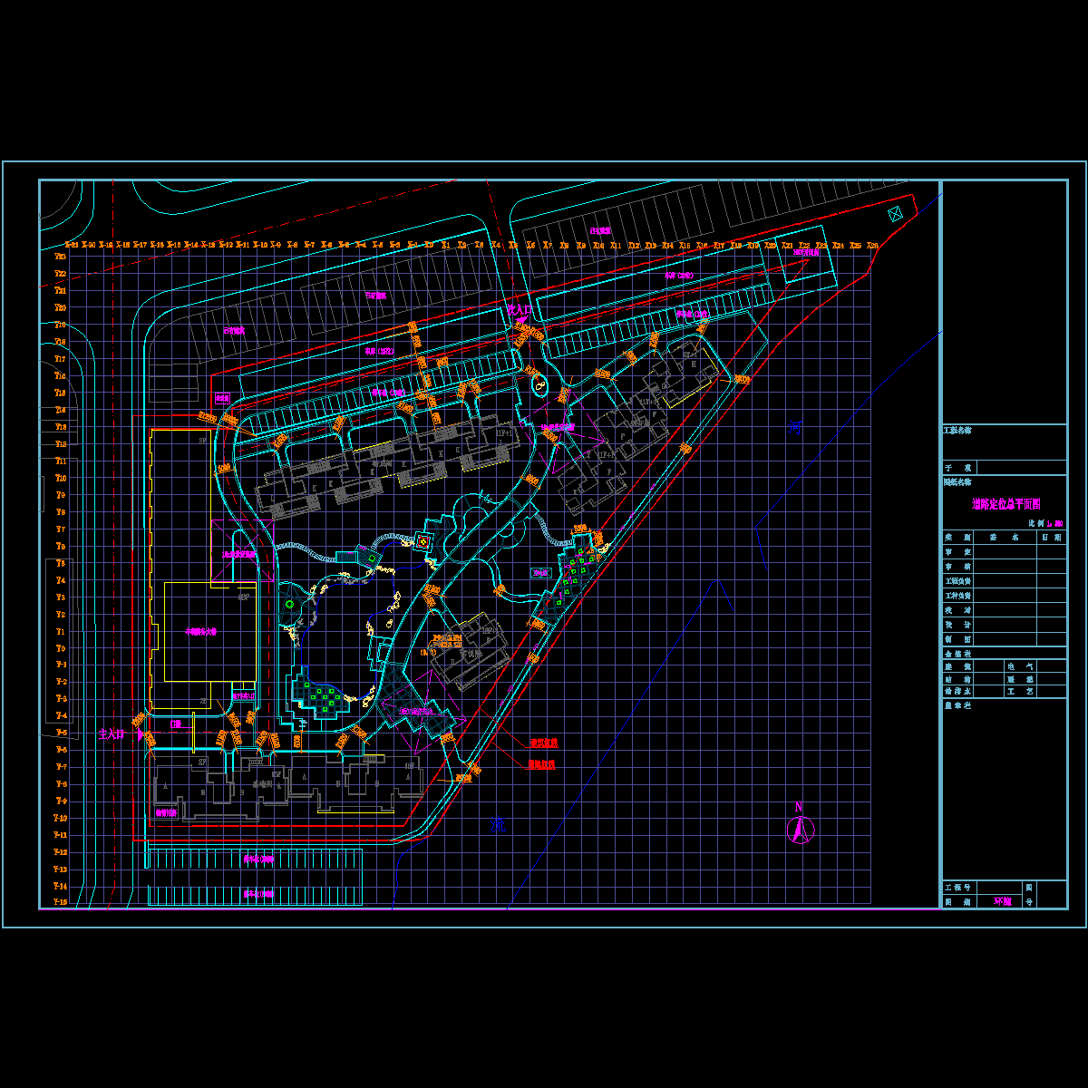 道路定位总平面图.dwg