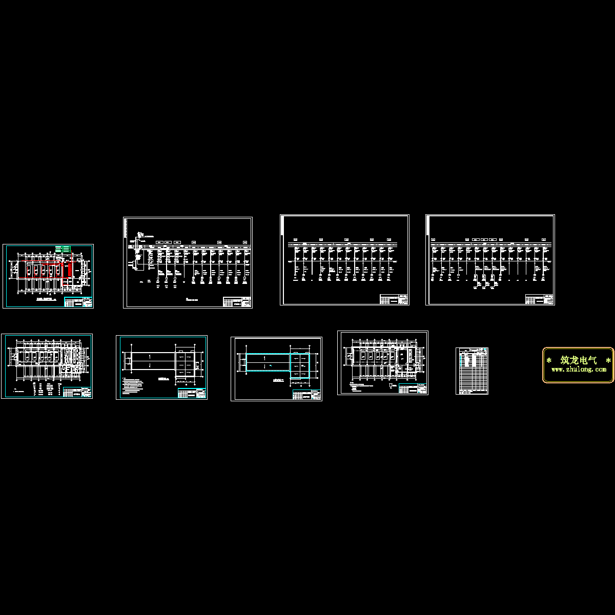 工厂鼓风机房电气施工cad图纸和动力配电,低压配电,照明配线 - 1