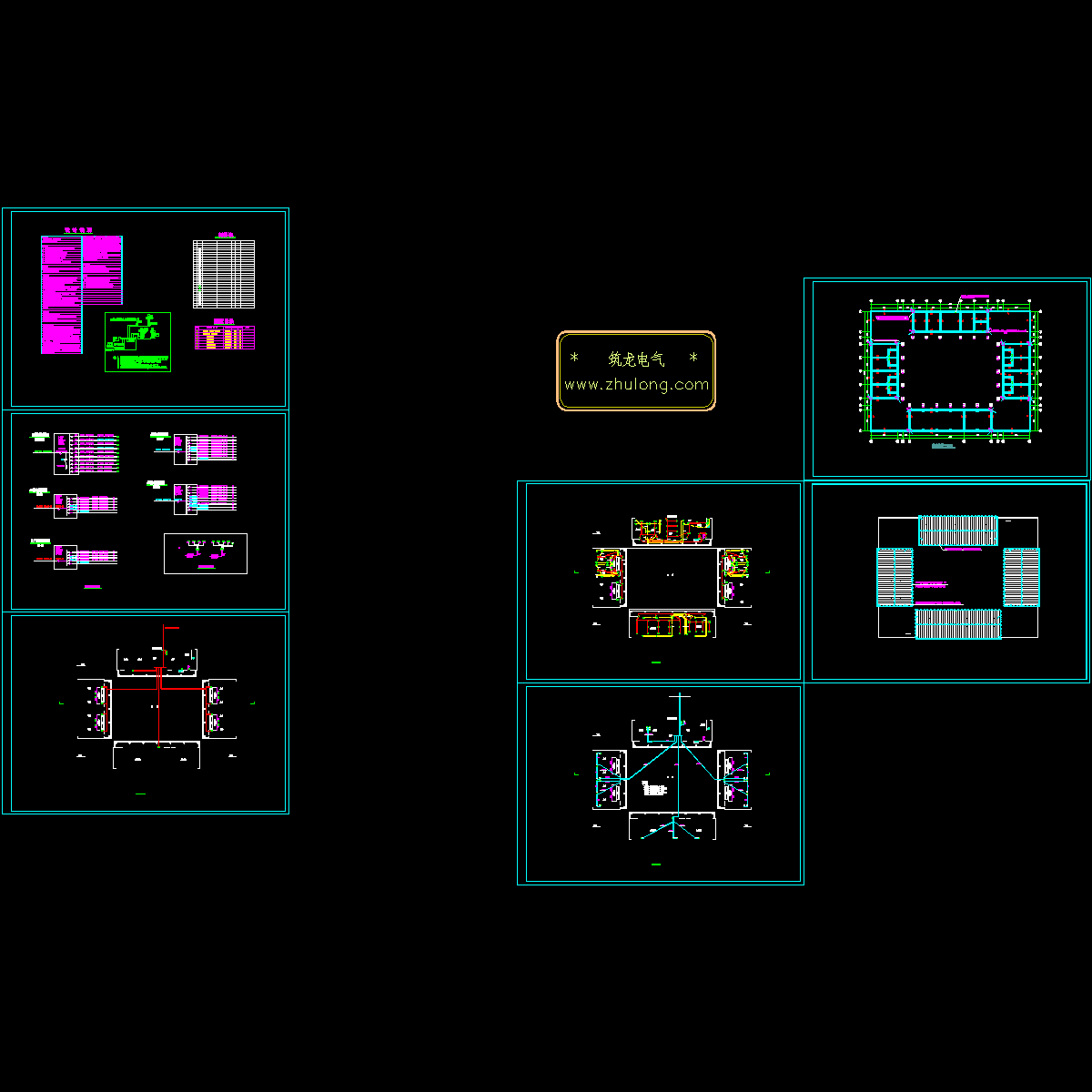 砖混结构农业生态园电气设计图纸，共7张 - 1