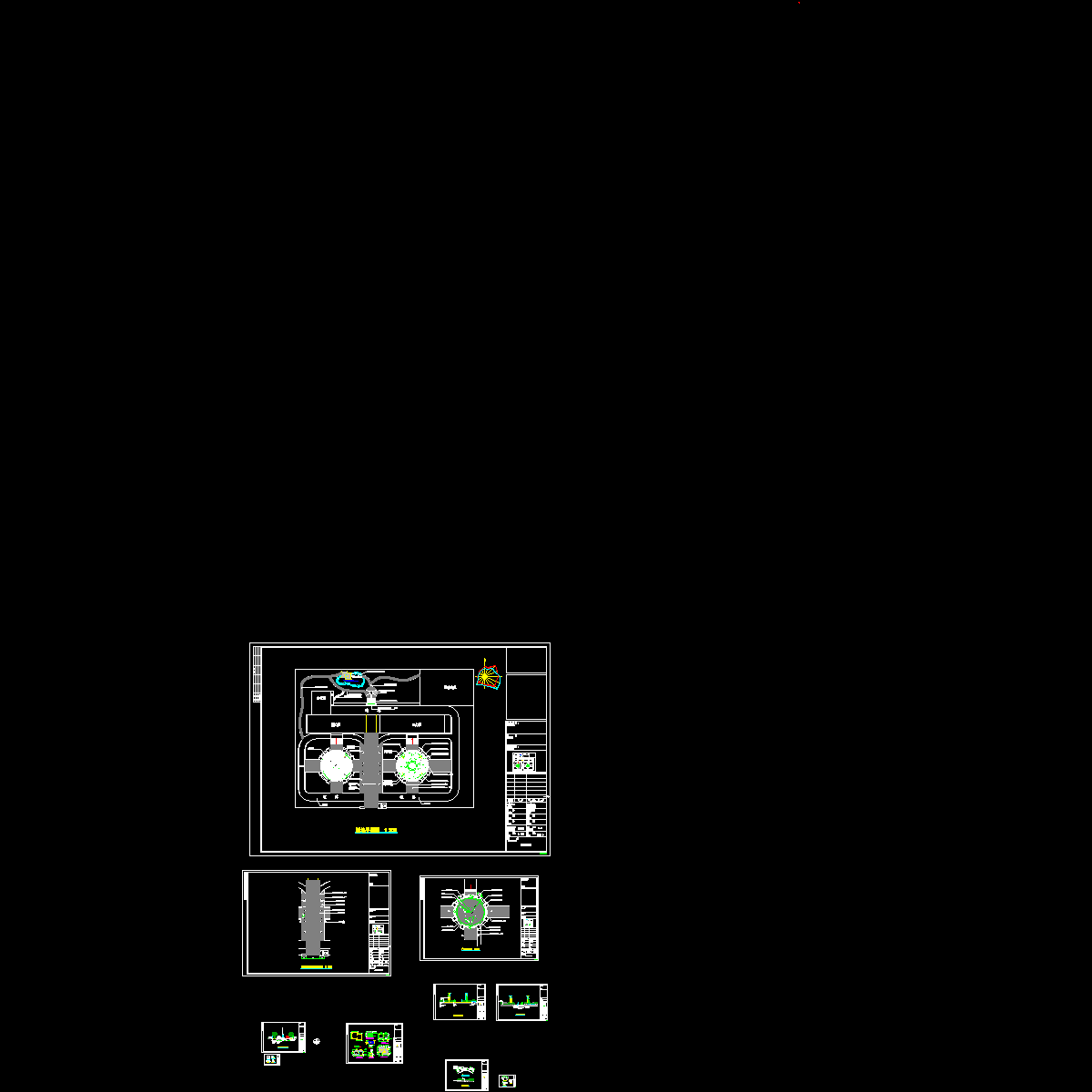 政府景观CAD施工图纸.dwg - 1