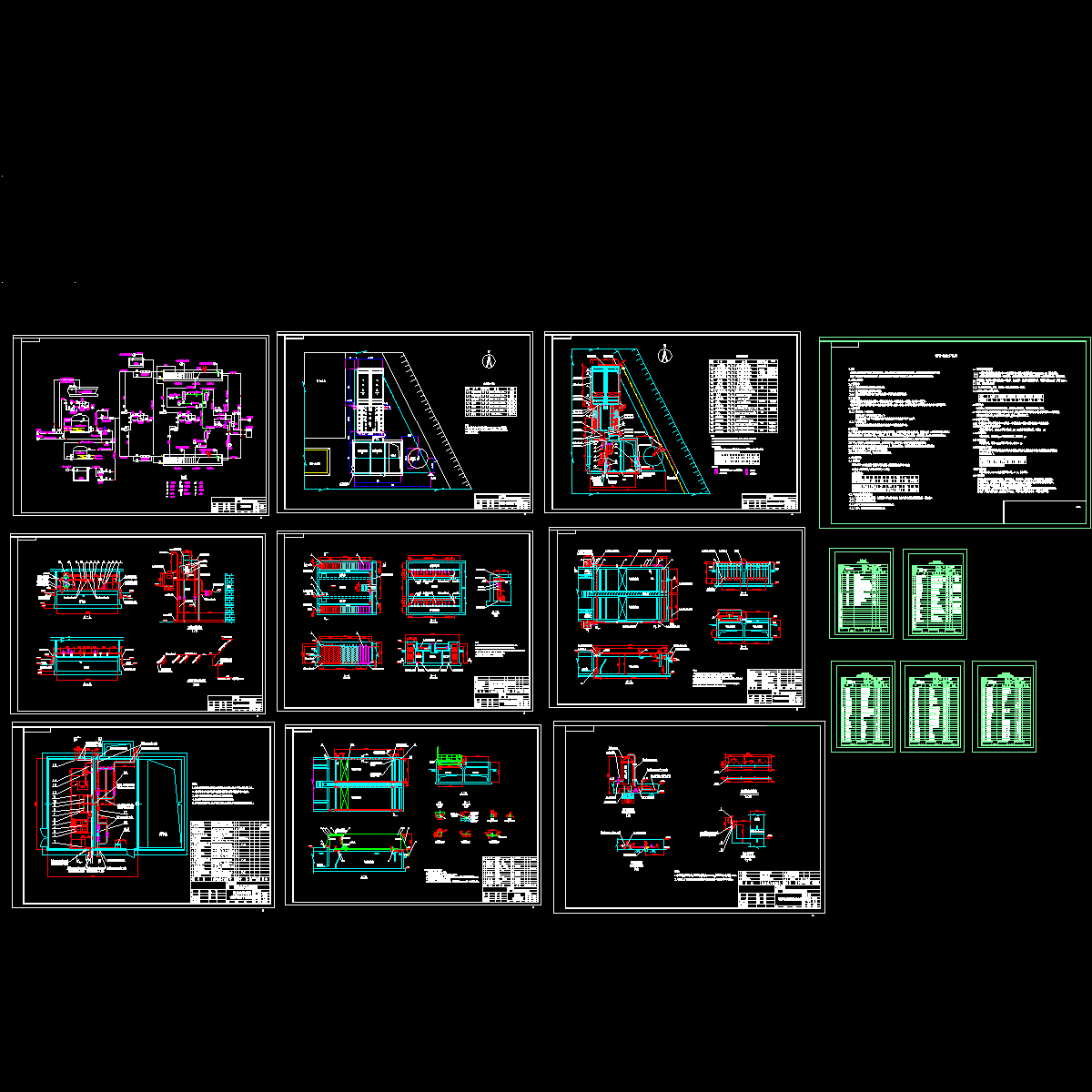 船舶含油废水处理工艺CAD施工图纸.dwg - 1