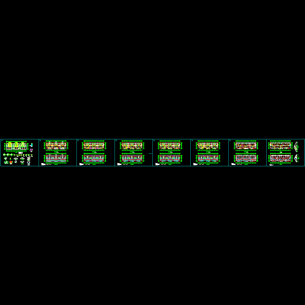 砖混住宅结构设计图（8页图纸）.dwg - 1